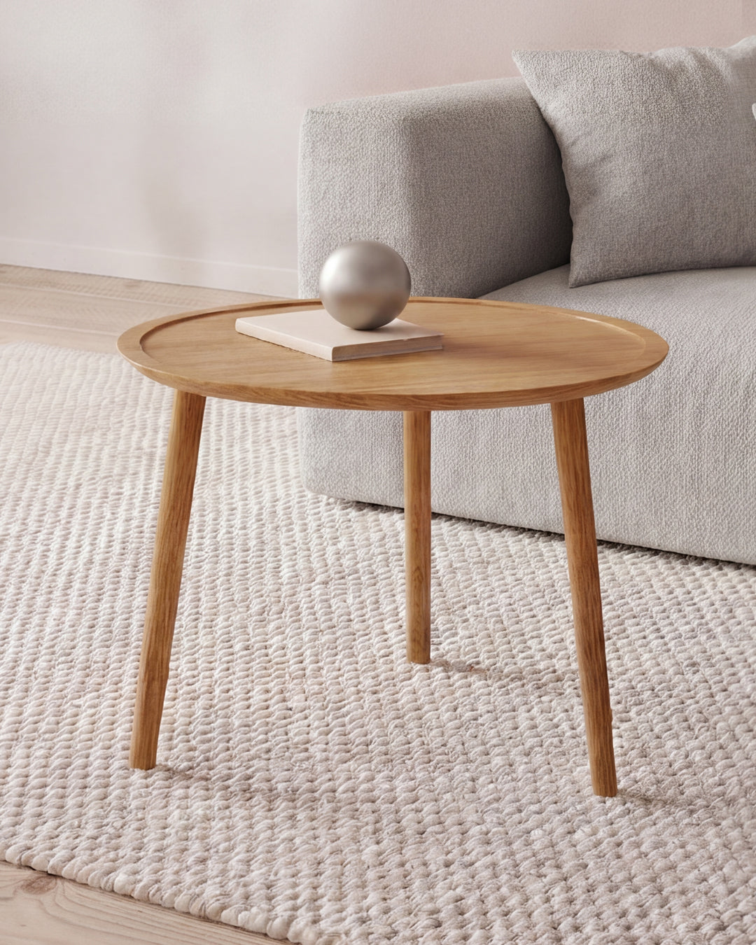 Dodona Coffee Table Ø 60, olieret egetræ - Ro Collection Denmark