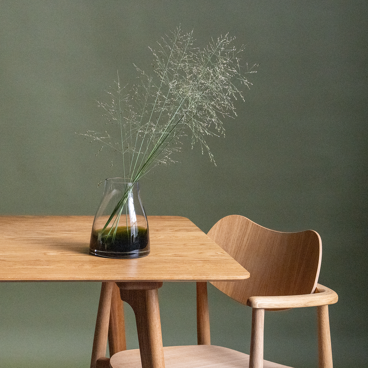 Flower Vase no. 2 - Moss green - Ro Collection Denmark