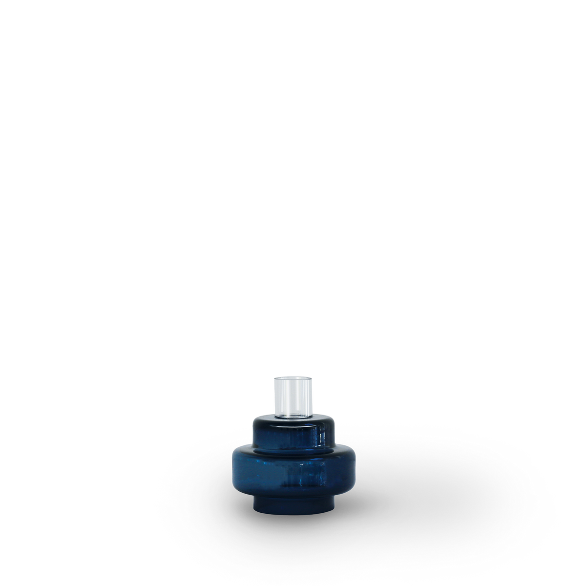 Glass Candlestick no. 54 - Indigo blue - Ro Collection Denmark