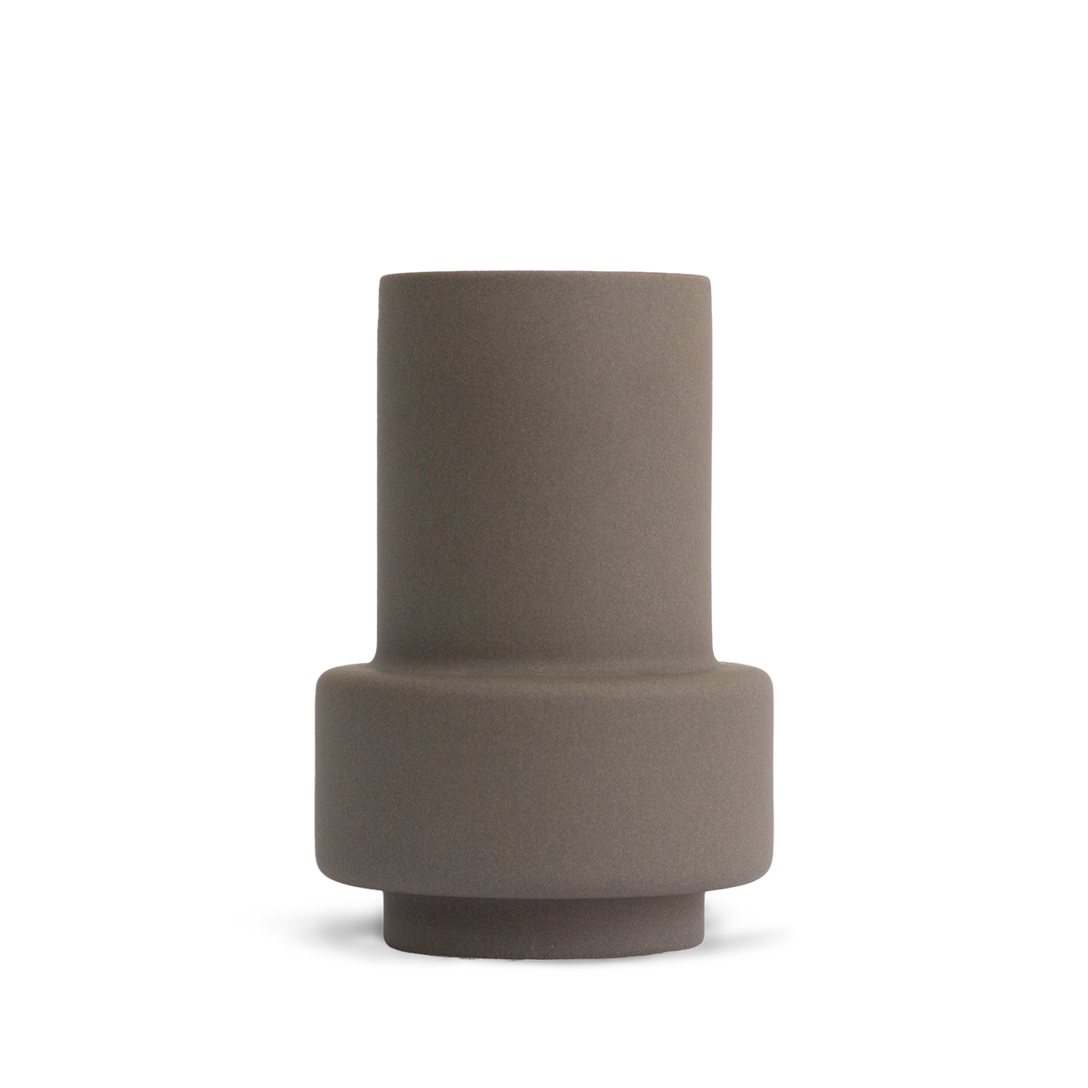 Hurricane Ceramic, Large - Dark stone, vase - Ro Collection Denmark