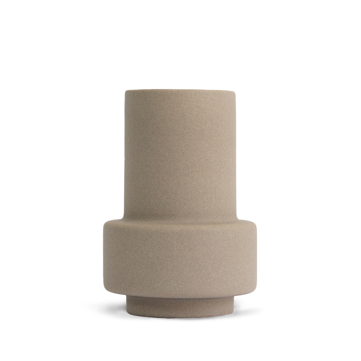 Hurricane Ceramic, Large - Light stone, vase - Ro Collection Denmark