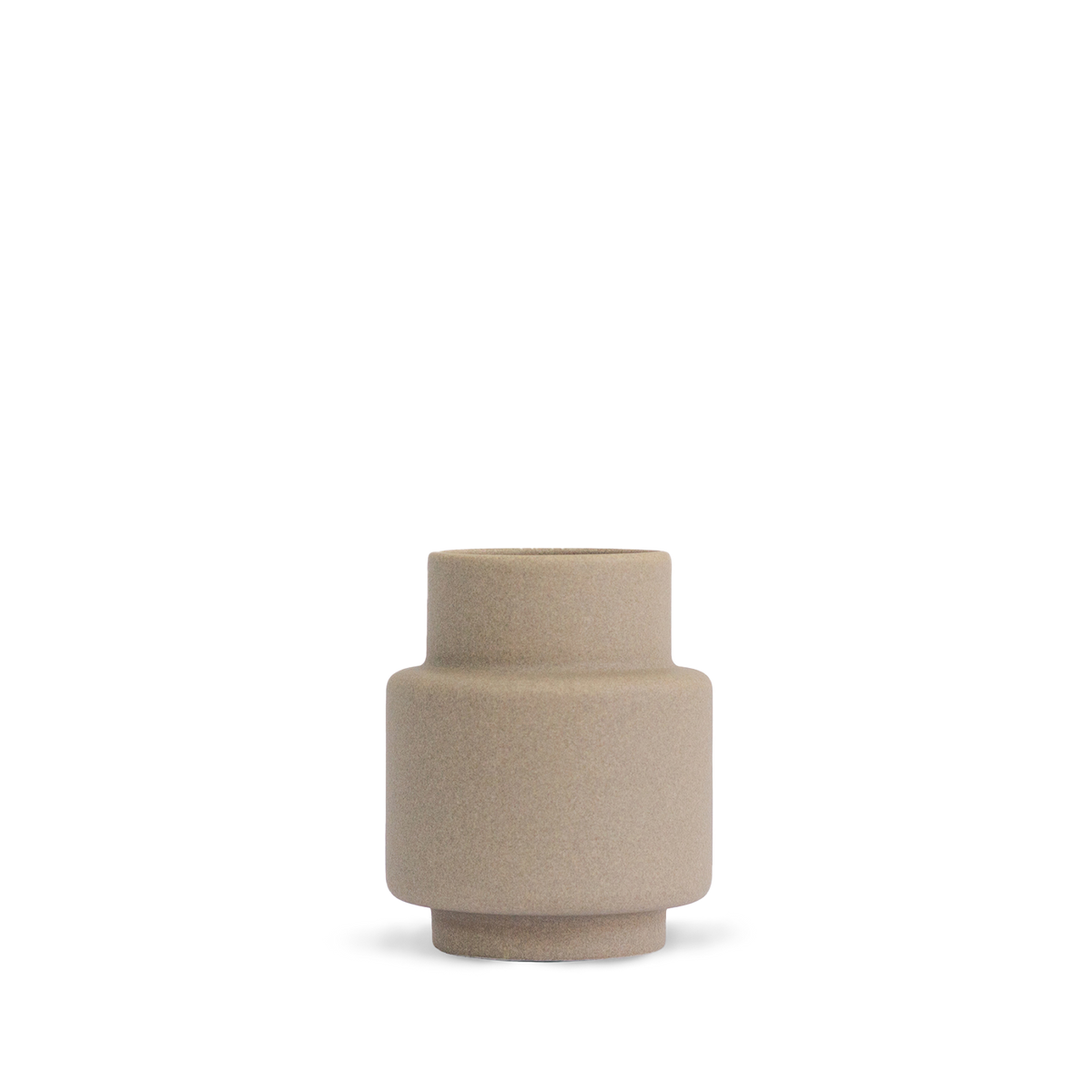 Hurricane Ceramic, Medium - Light stone, vase - Ro Collection Denmark