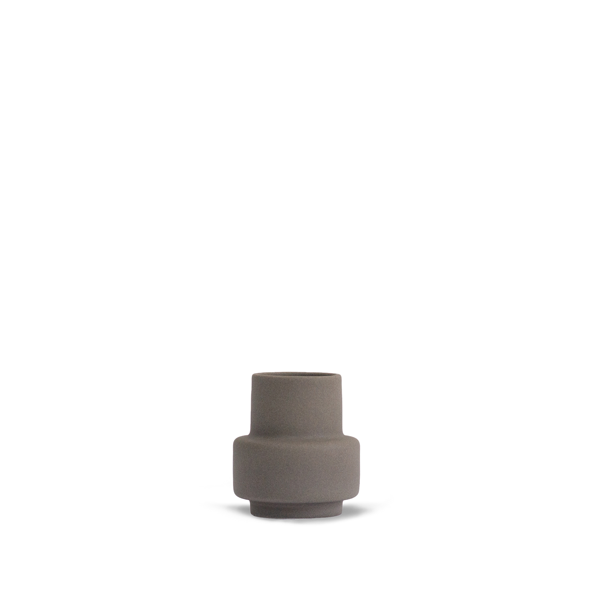 Hurricane Ceramic, Small - Dark stone, vase - Ro Collection Denmark