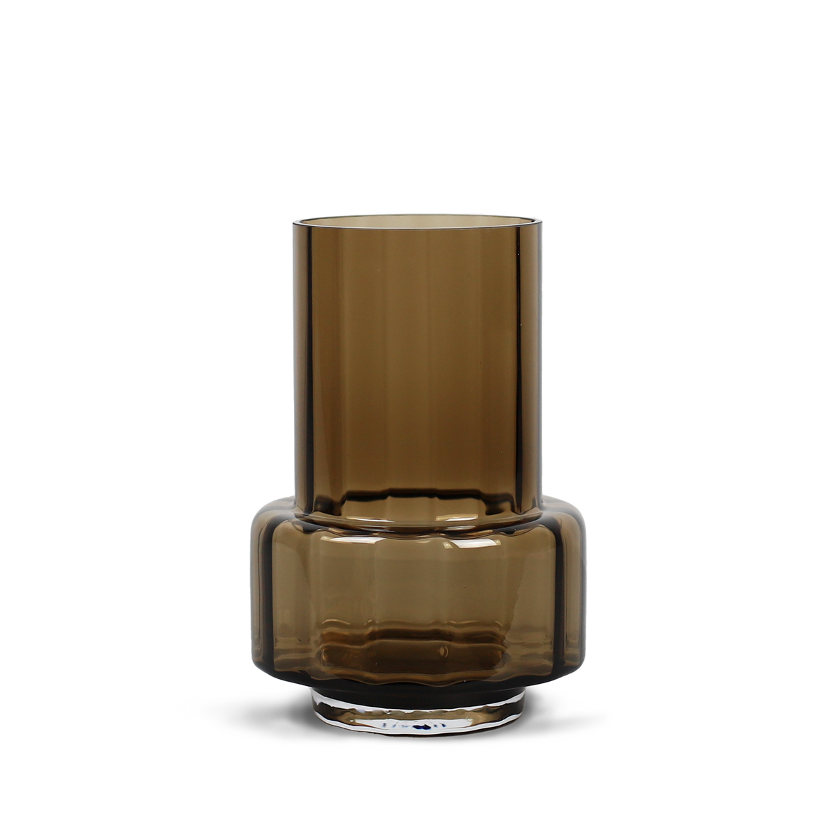 Hurricane Reflections no. 26 - Sepia brown, vase og lysestage - Ro Collection Denmark