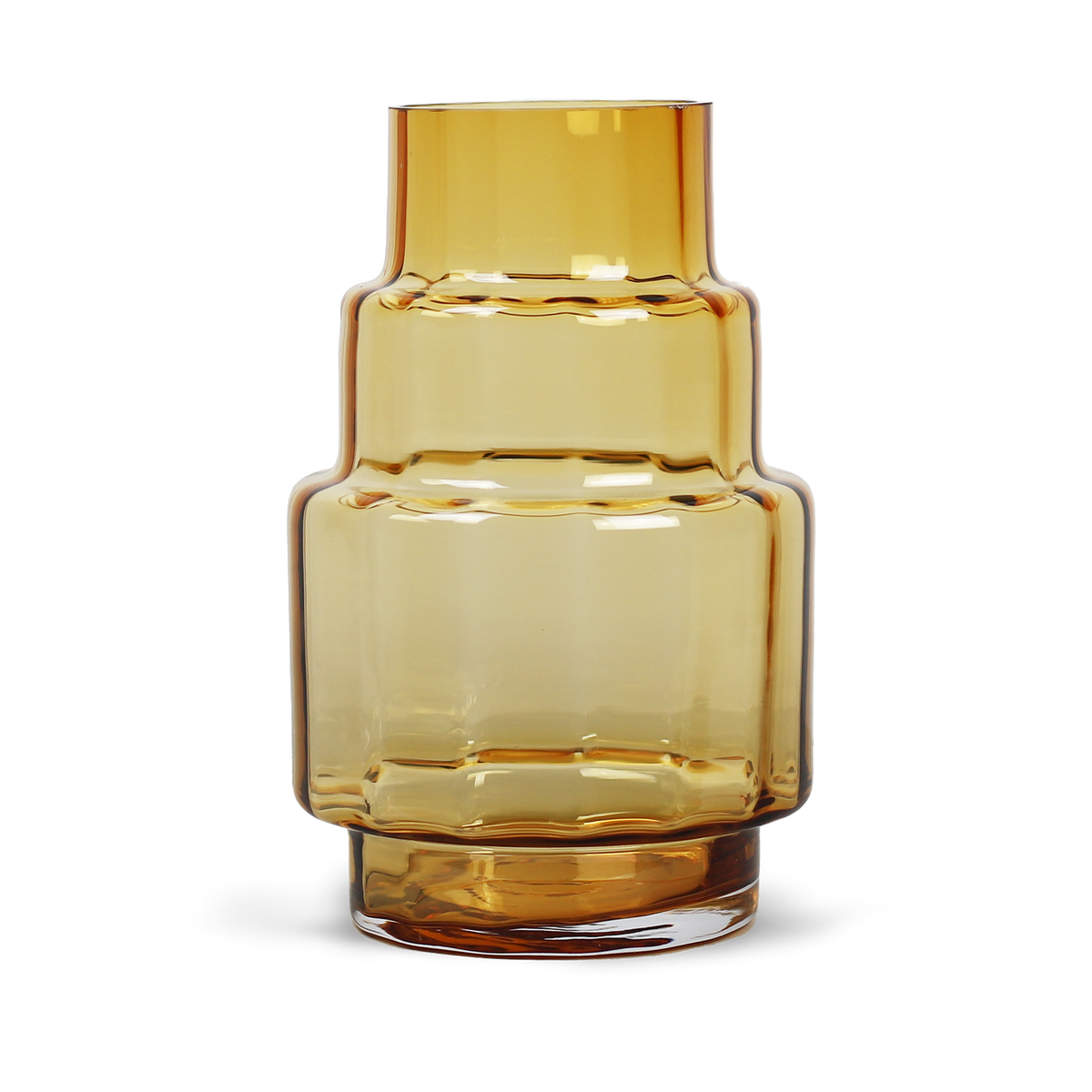 Hurricane Reflections no. 69 - Amber, vase og lysestage - Ro Collection Denmark