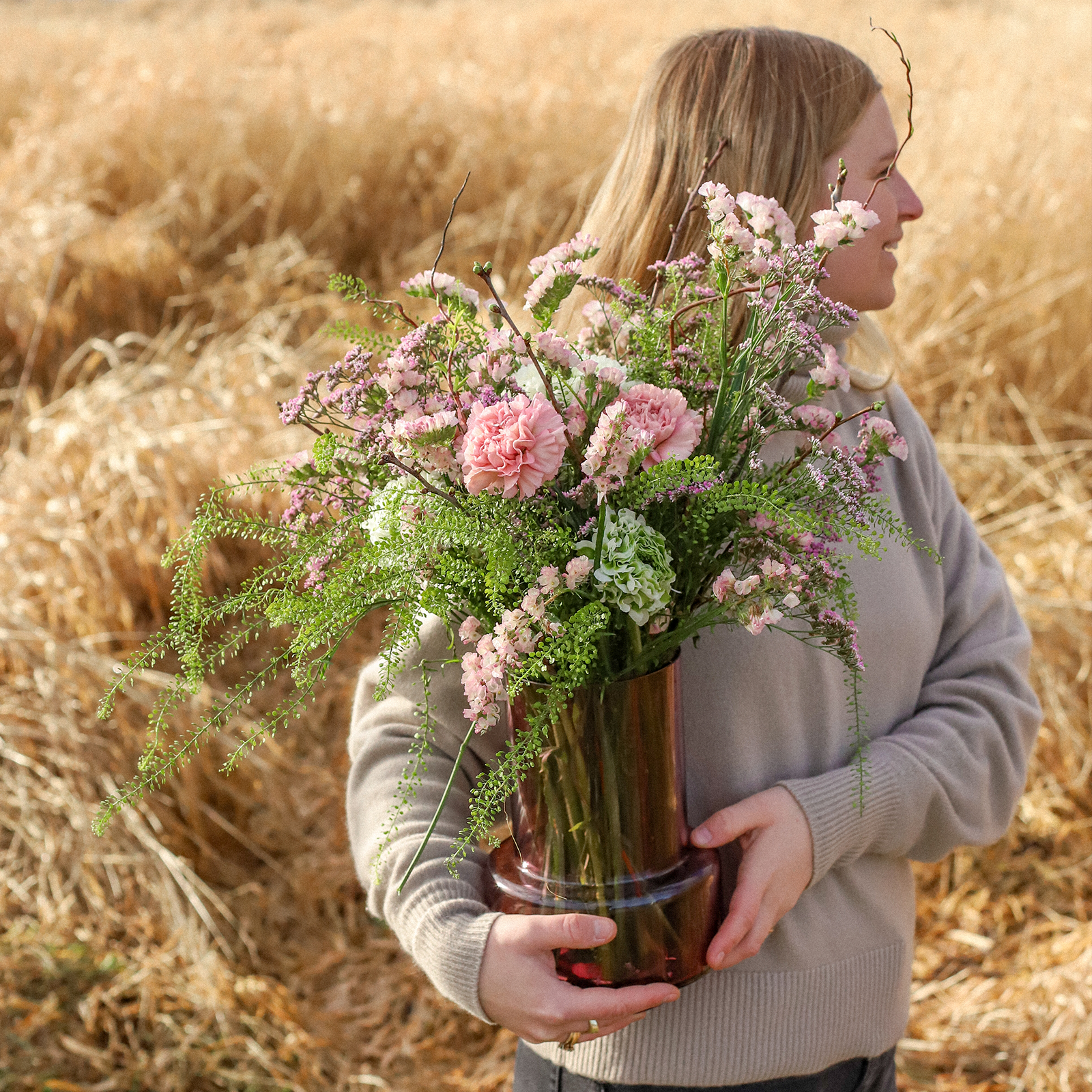 Hurricane no. 26 - Heather, vase og lysestage - Ro Collection Denmark