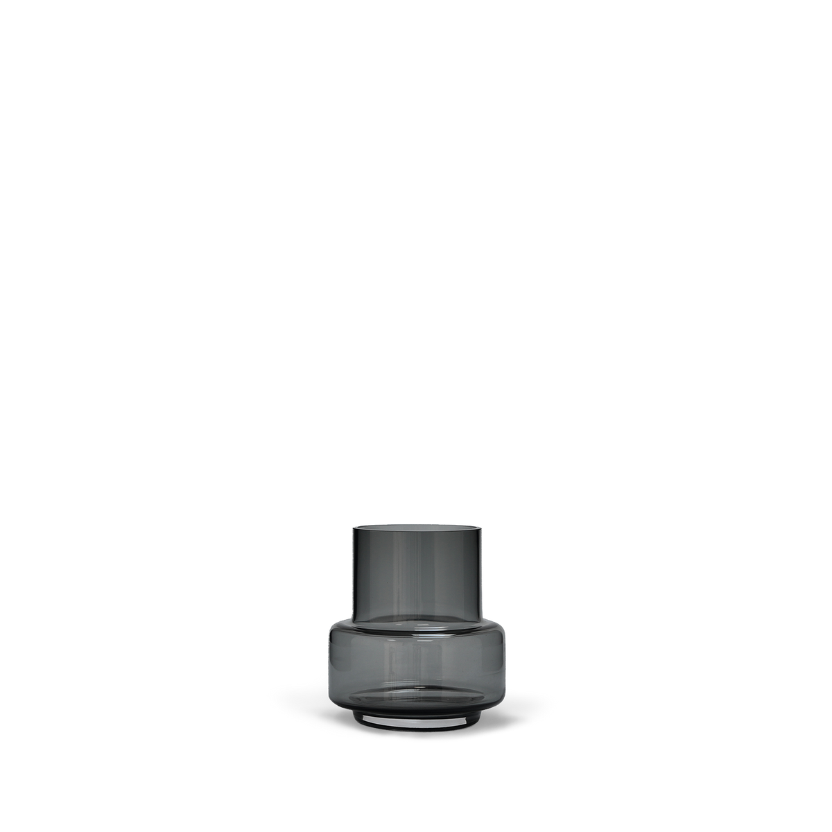 Hurricane Tealight no. 25 - Smoked grey, vase og lysestage - Ro Collection Denmark