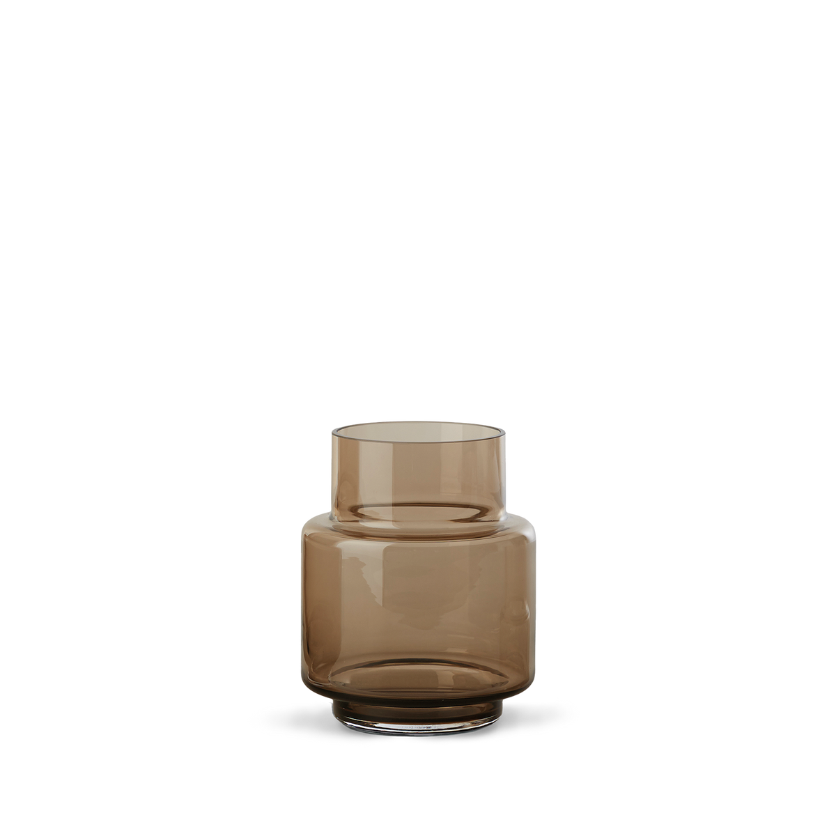 Hurricane no. 53 - Sepia brown, vase og lysestage - Ro Collection Denmark