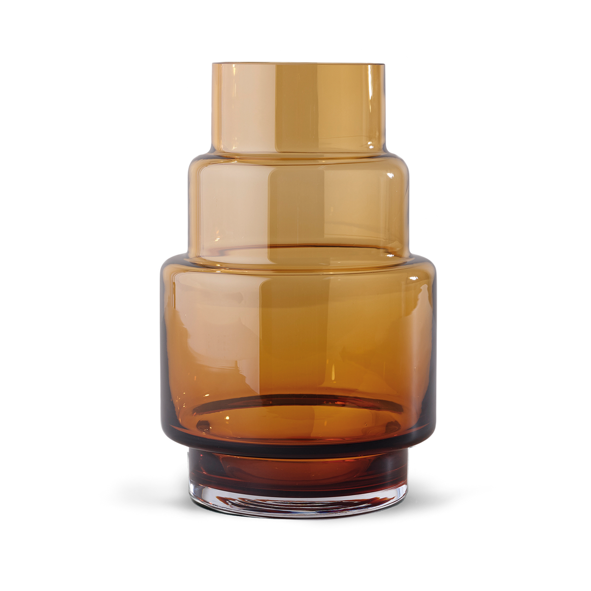 Hurricane no. 69 - Amber, vase og lysestage - Ro Collection Denmark