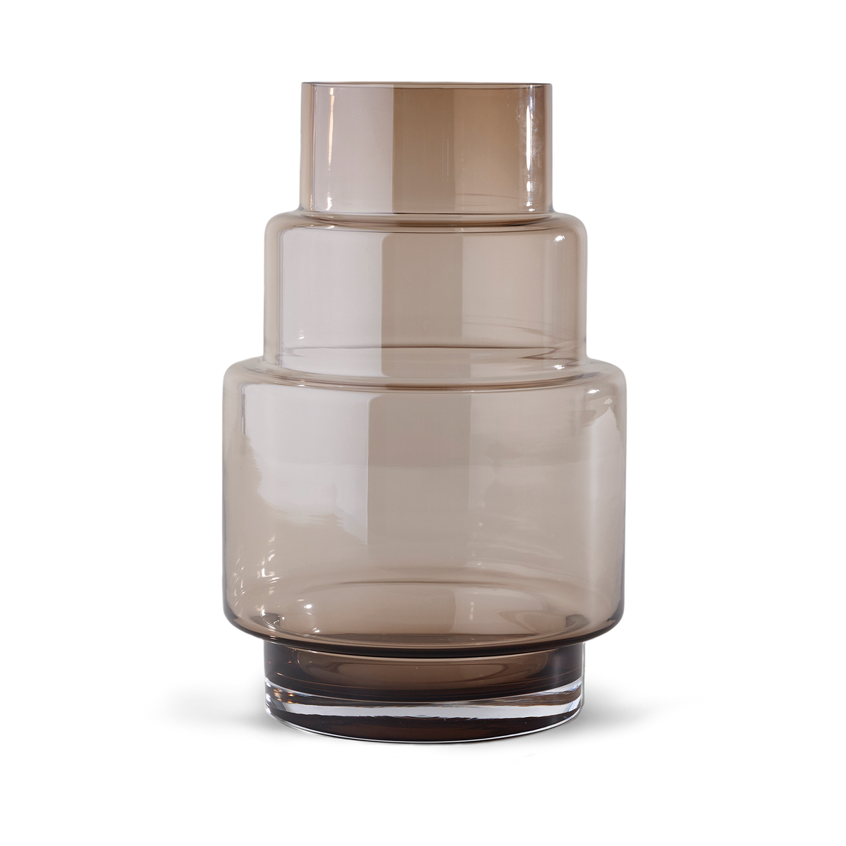Hurricane no. 69 - Sepia brown, vase og lysestage - Ro Collection Denmark