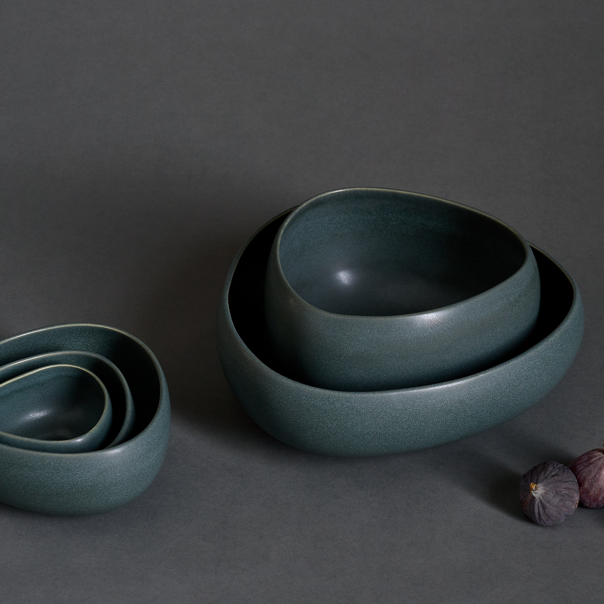 Signature Bowl, X-large - Deep ocean - Ro Collection Denmark