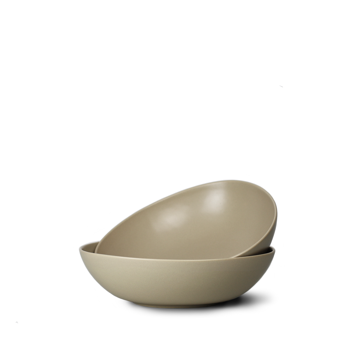 Signature Serving Bowl X-Large i håndstøbt stentøj – perfekt til salater, frugt og brød