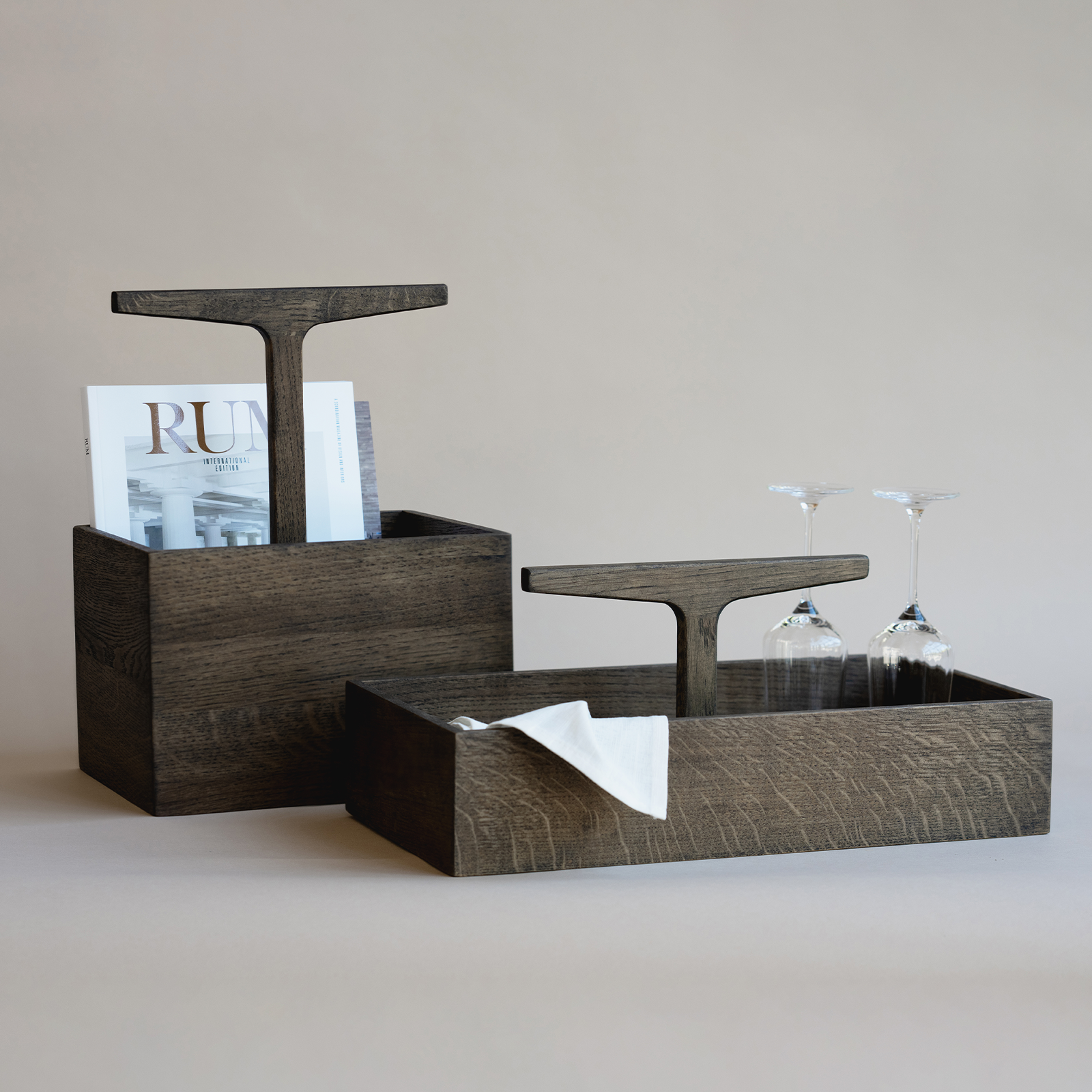 Toolbox, High - Dark stained