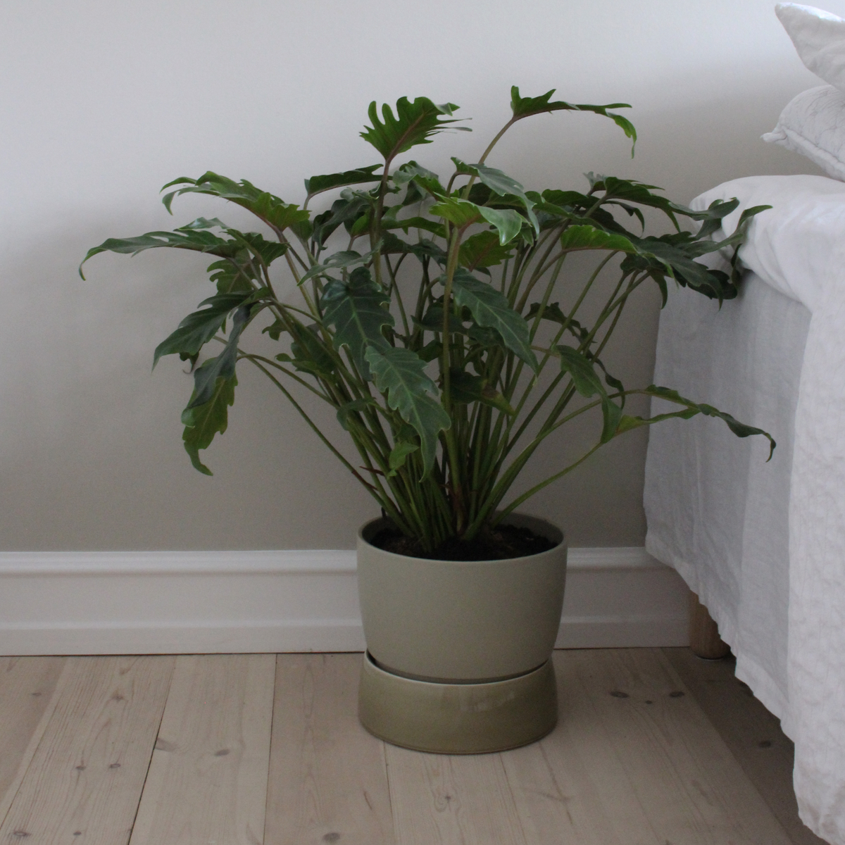 Two Tone Planter Floor, Small - Artichoke green - Ro Collection Denmark