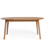 Salon rundt spisebord inkl. 2 udtræksplader