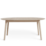 Salon rundt spisebord inkl. 2 udtræksplader