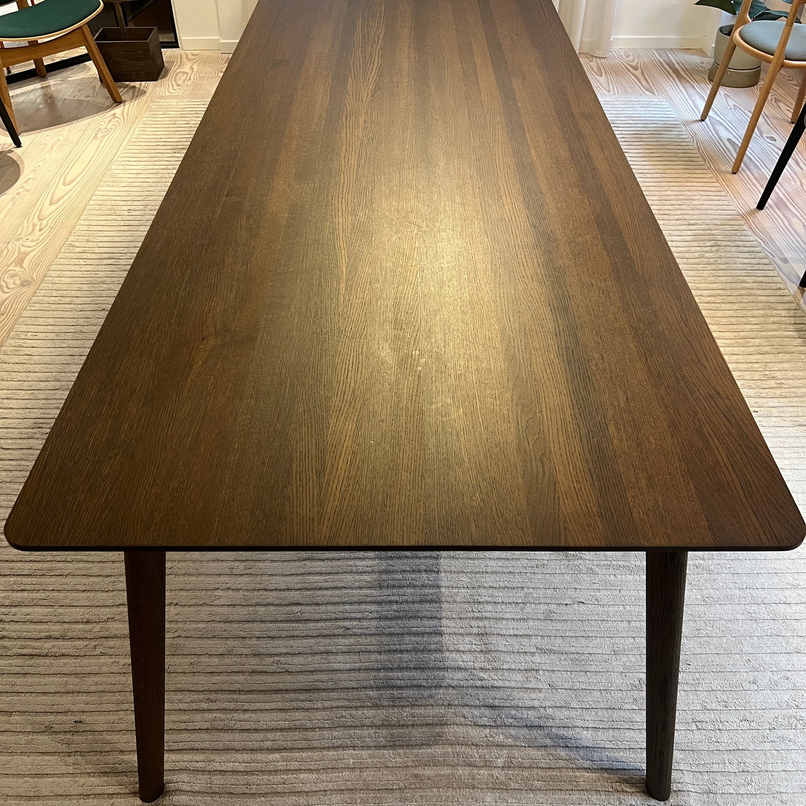 Salon dining table, 320x100, Smoked Oak (Preloved)