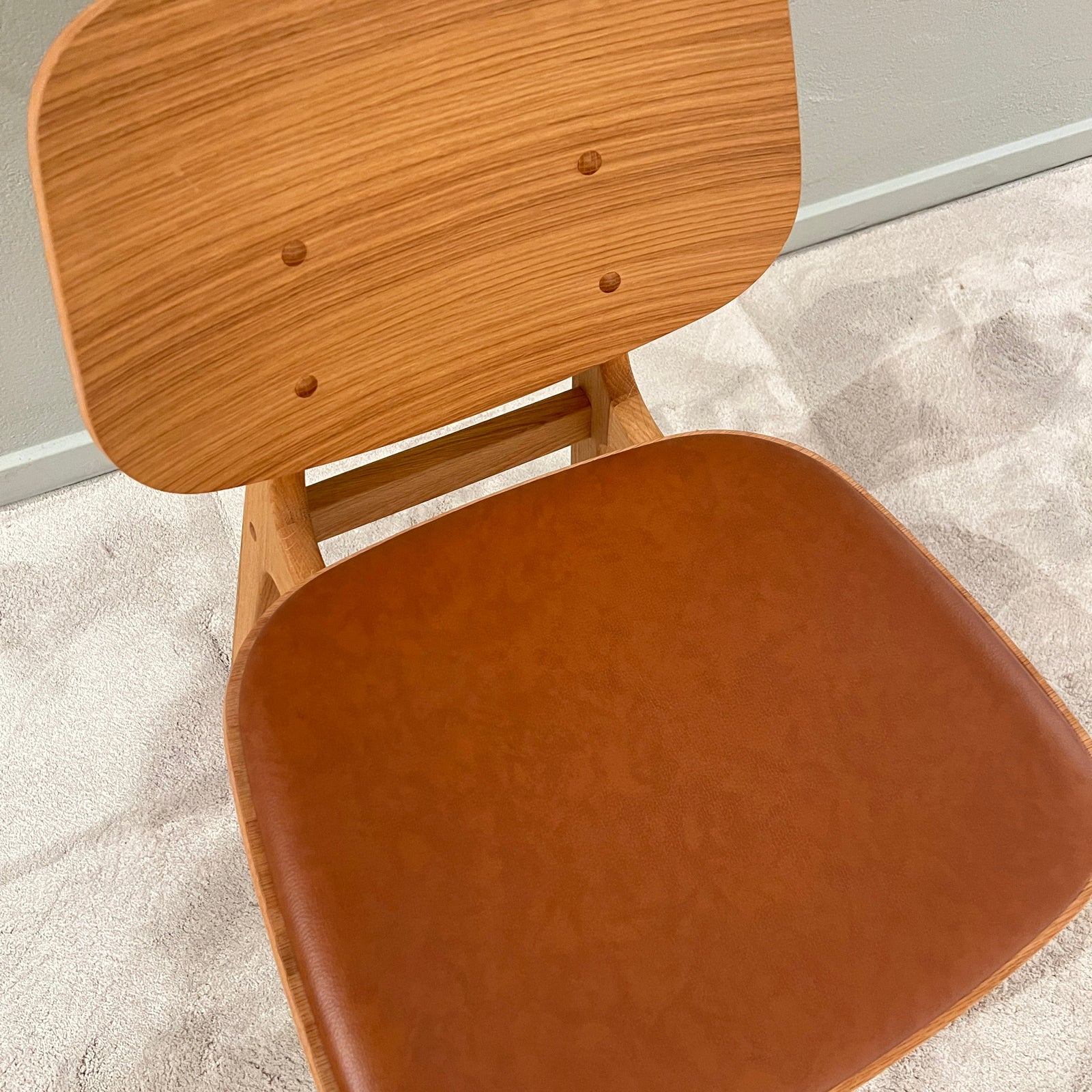 Pandora Dining Chair, Oiled Oak, Brown (Preloved)