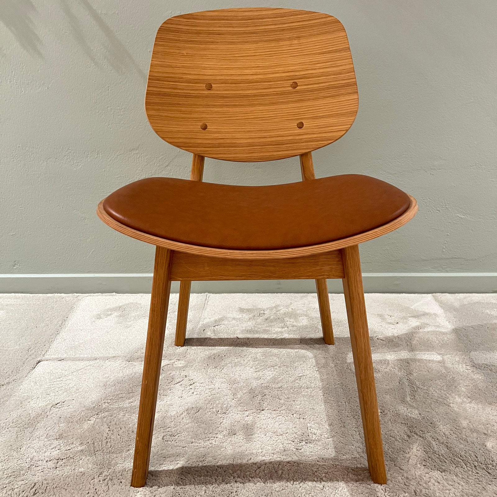 Pandora Dining Chair, Oiled Oak, Brown (Preloved)