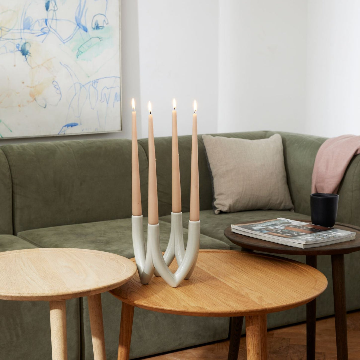 Chandelier no. 56 - Moon stone - Ro Collection Denmark