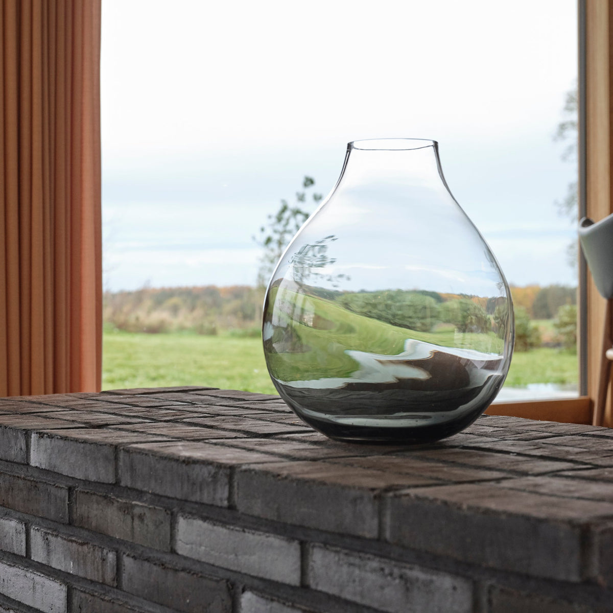 Flower Vase no. 24 - Smoked grey - Ro Collection Denmark